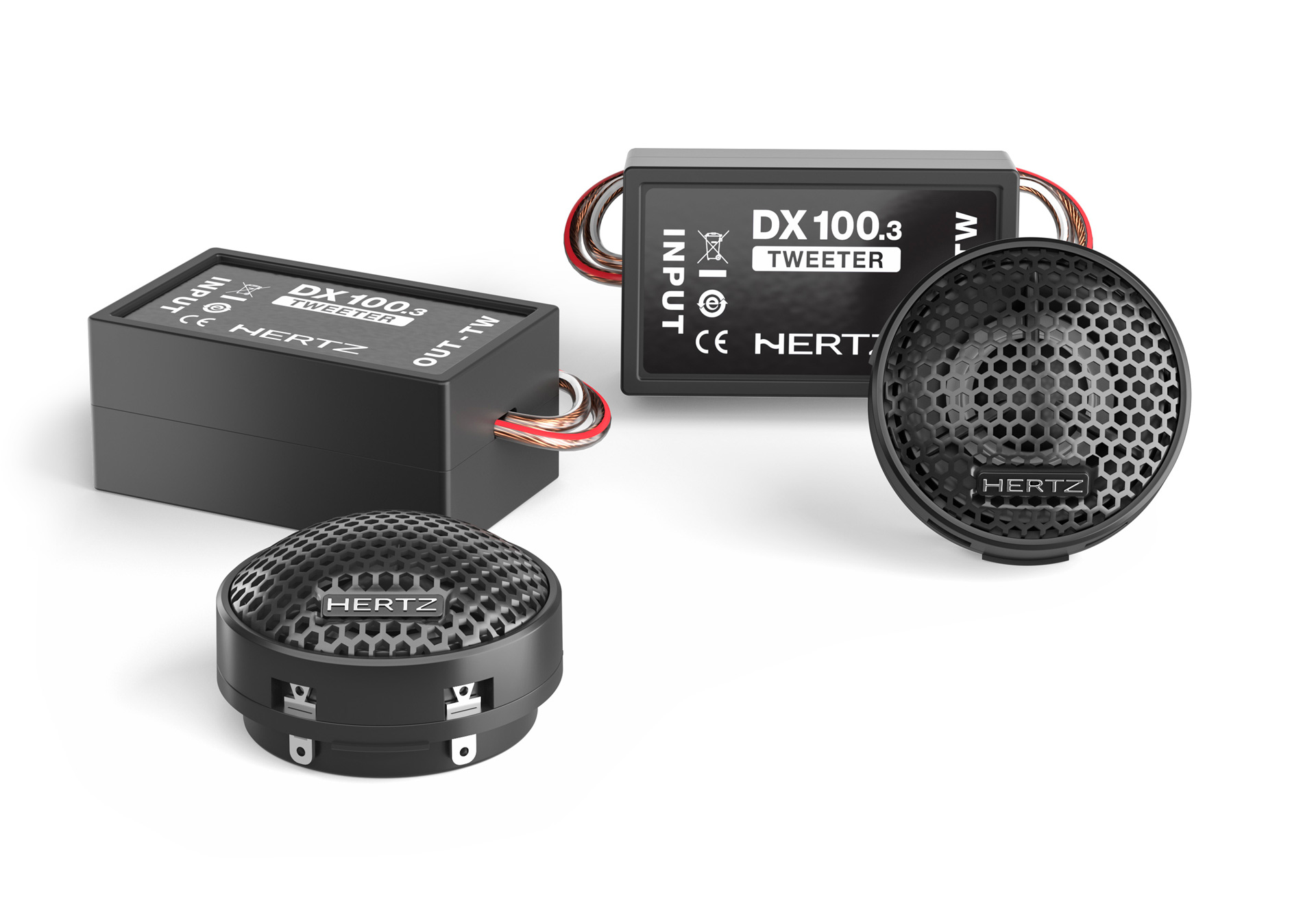 Hertz Dieci Series DT 24.3 0.9 Inch 80W Tweeter Set